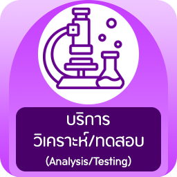  บริการวิเคราะห์/ทดสอบ (Analysis/Testing)